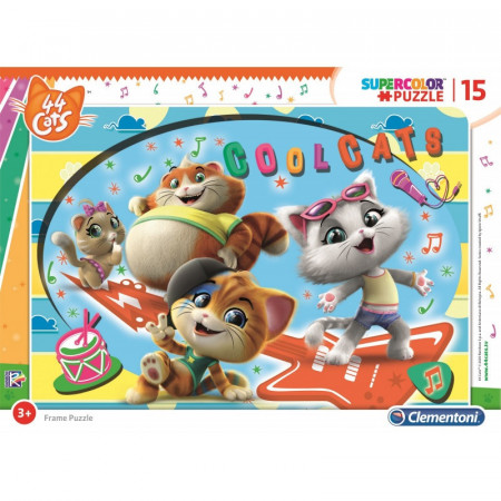 puzzle-44-cats-clementoni-15-piese_16539