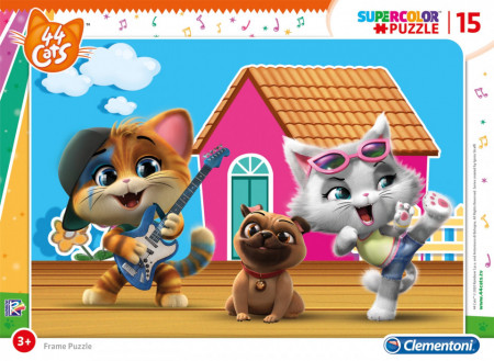 puzzle-44-cats-clementoni-15-piese_16540