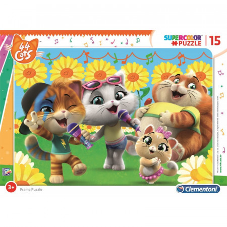 puzzle-44-cats-clementoni-15-piese_16541